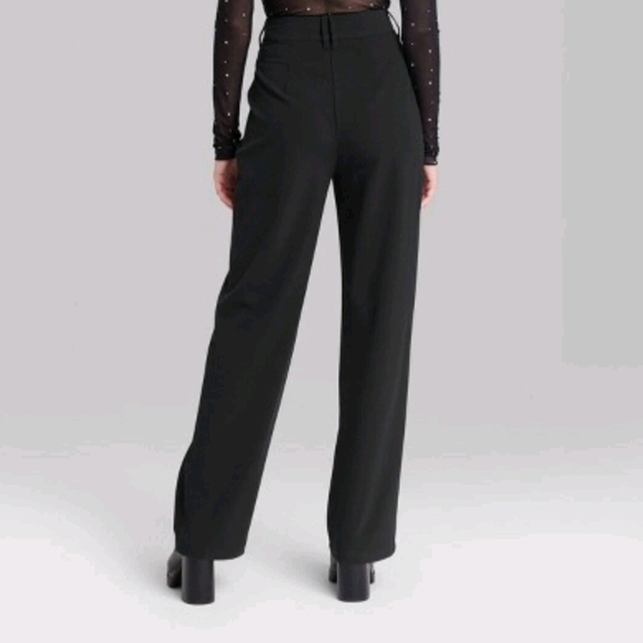 Wild Fable Black Wide Leg Trousers - Picture 2 of 4